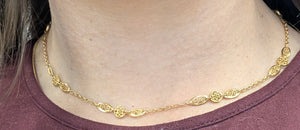 Collier Ras du Cou en Or Jaune 18K 5.43 Grs