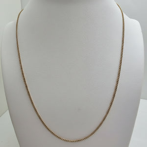 Collier Princesse Or Jaune 18K Gourmette - 43cm - 5.29gr