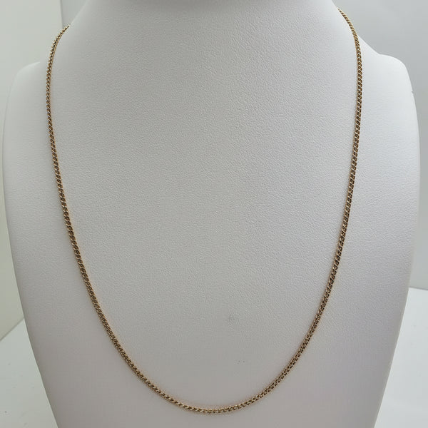 Collier Princesse Or Jaune 18K Gourmette - 43cm - 5.29gr