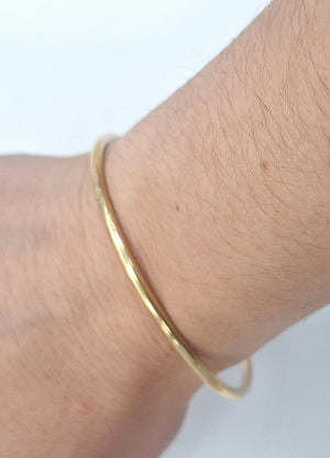 Bracelet Jonc Or Jaune 18 K - 14.91 Grs