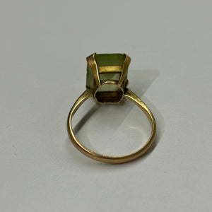 Bague empierrée en Or Jaune