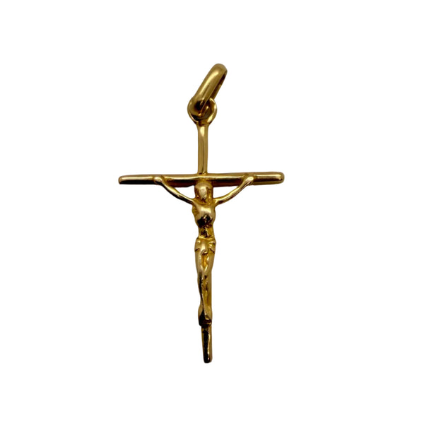 Pendentif Croix en Or Jaune 18 K  - 1.98 Grs