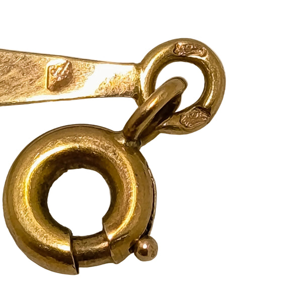 Collier Princesse Or Jaune avec Perles 18k