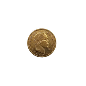 Pièce Rare 10 Francs Napoléon en Or jaune 22K - 3.19G