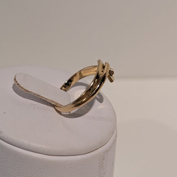 Bague en Or Jaune 18K - Taille 54 -  2.18 Grs