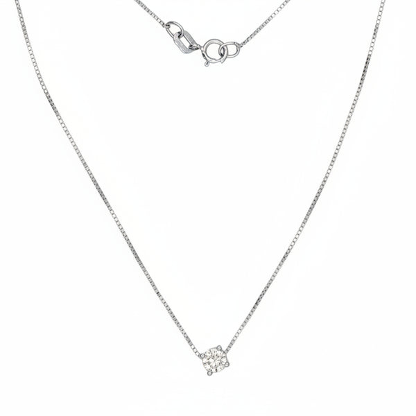 Collier Princesse en Or Blanc 18k - 1.38 G