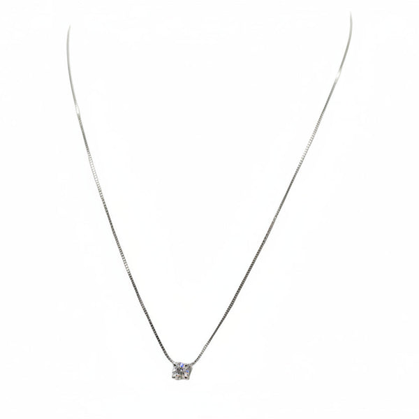 Collier Princesse en Or Blanc 18k - 1.38 G