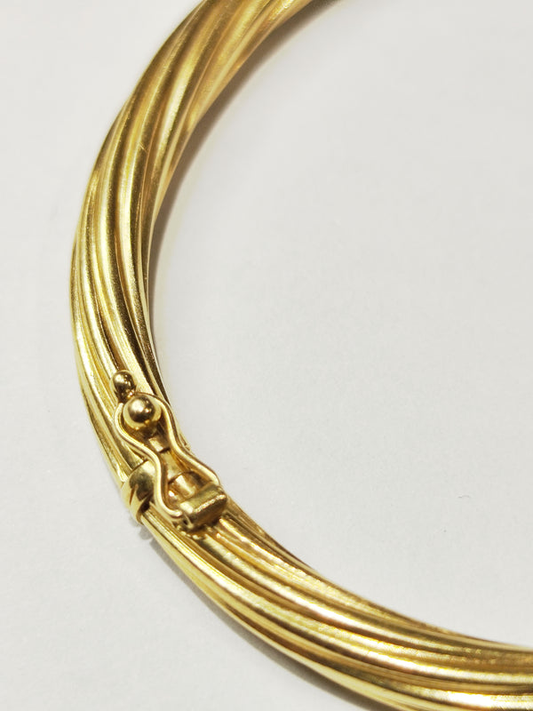 Bracelet Jonc en Or Jaune 18K 16.59 Grs