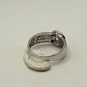 Bague en or blanc 18K Taille-56