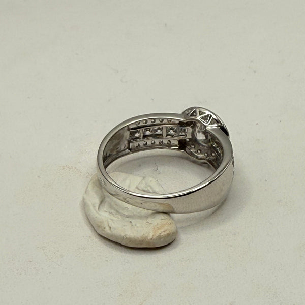 Bague en or blanc 18K Taille-56