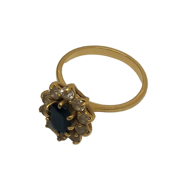 Bague marguerite 18k - 3.09 G