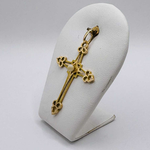 Pendentif Croix en Or Jaune 18K - 3.08g