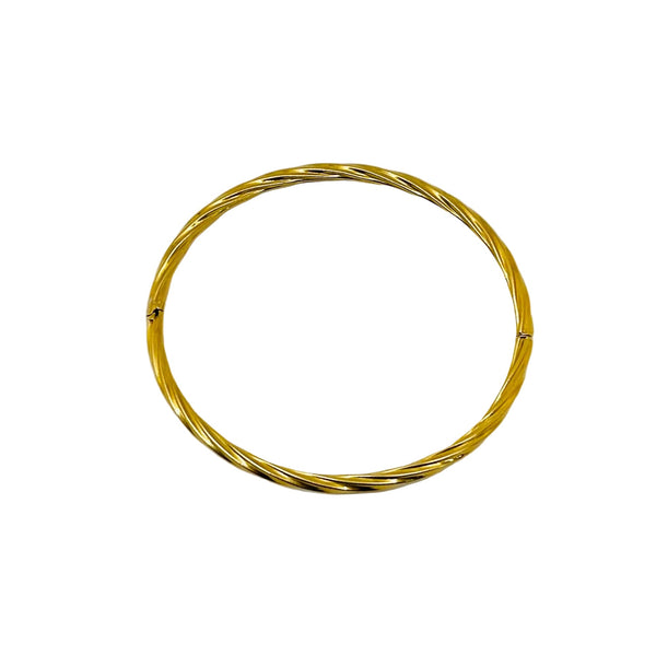Bracelet Jonc en Or Jaune 18K - 5.84 Grs