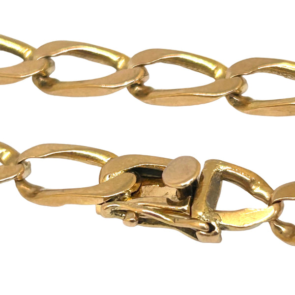 Bracelet Maillon Cheval en Or Jaune 18 Carats