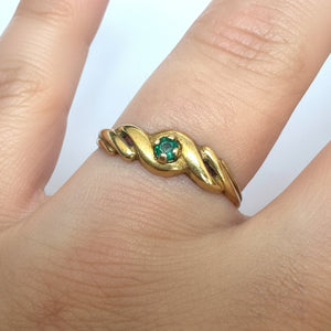 Bague Solitaire en Or Jaune 18k - 1.17 G