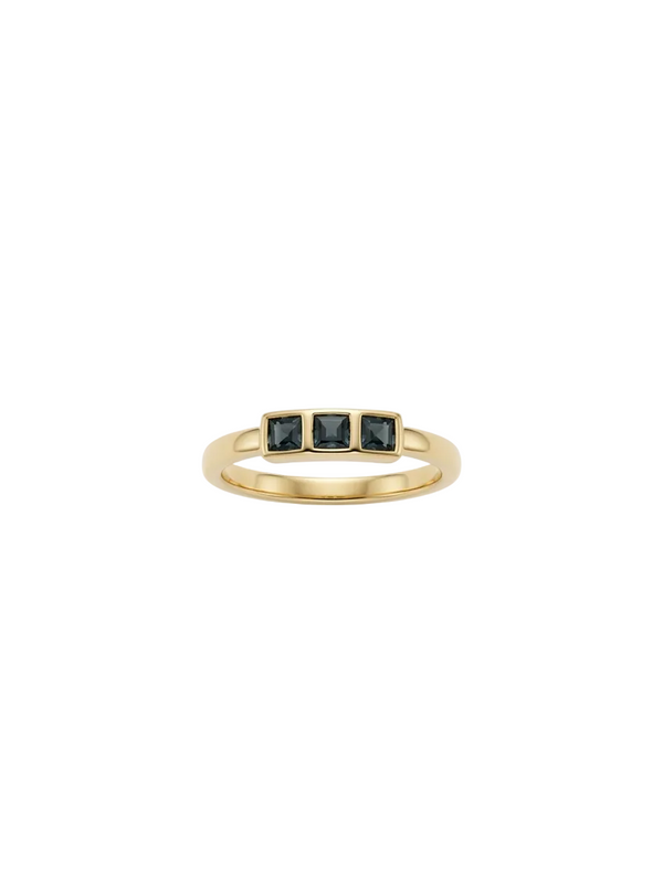 Bague Demi Tour en Or Jaune 18K - 1.45 G - Taille 53