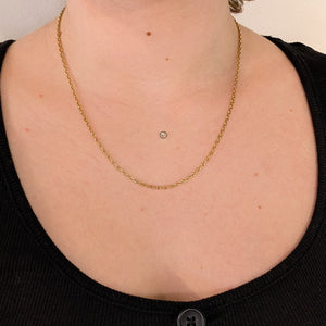 Collier Princesse Or Jaune 18K Lg 50cm