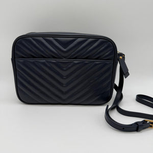 Sac à main Saint Laurent Lou Camera en cuir noir