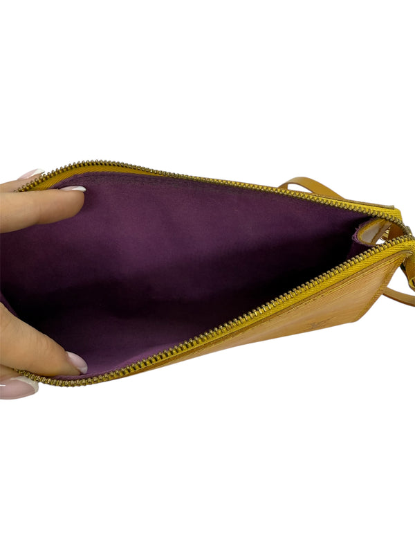 Louis Vuitton Pochette Jaune Élégante et Colorée