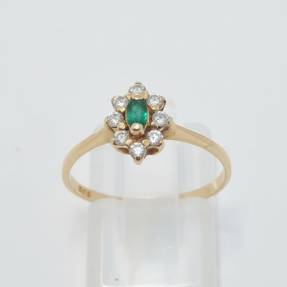 Bague en Or jaune 18K - Taille 53 - 1.48G