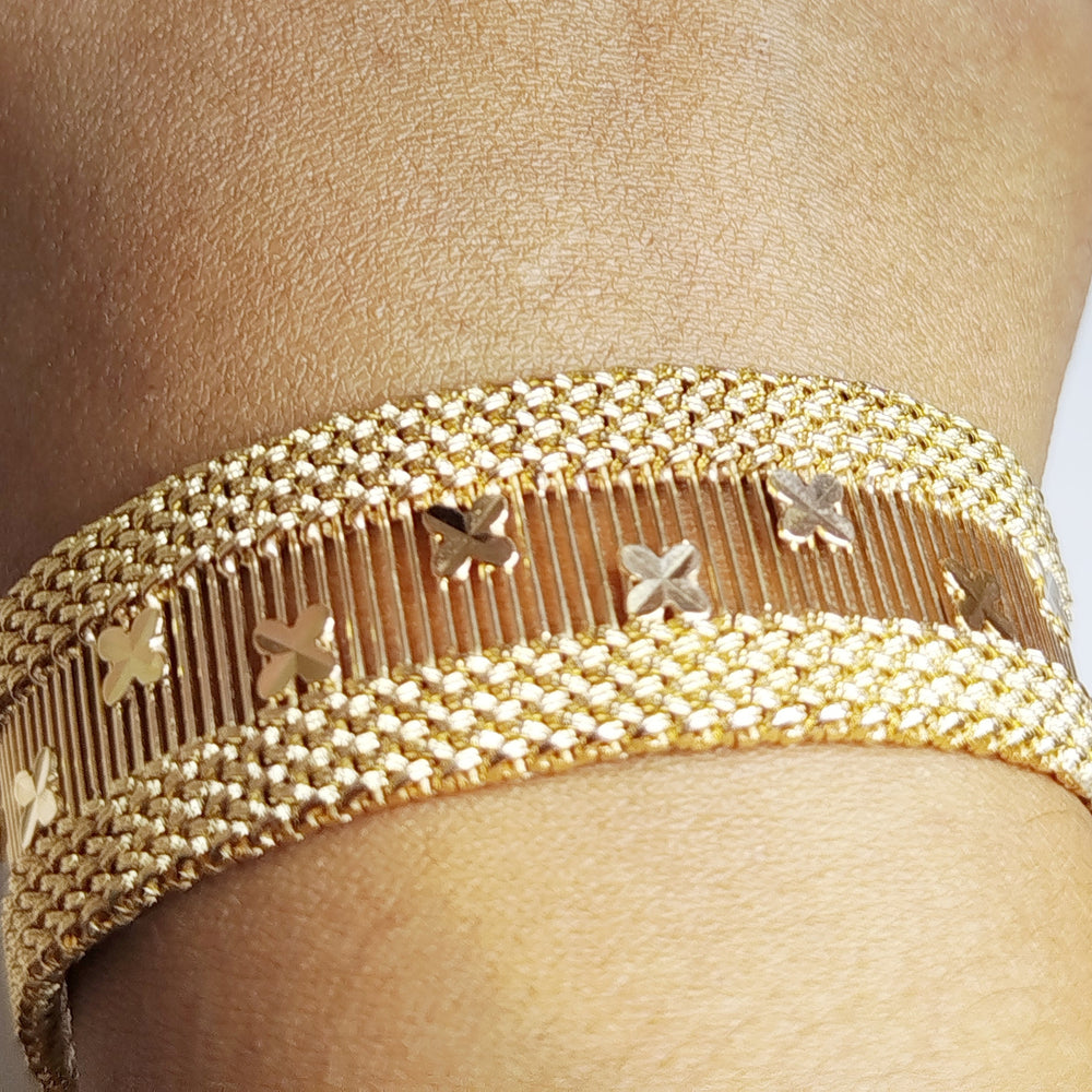 Bracelet Jonc Or Jaune 18K 54.17 Grs