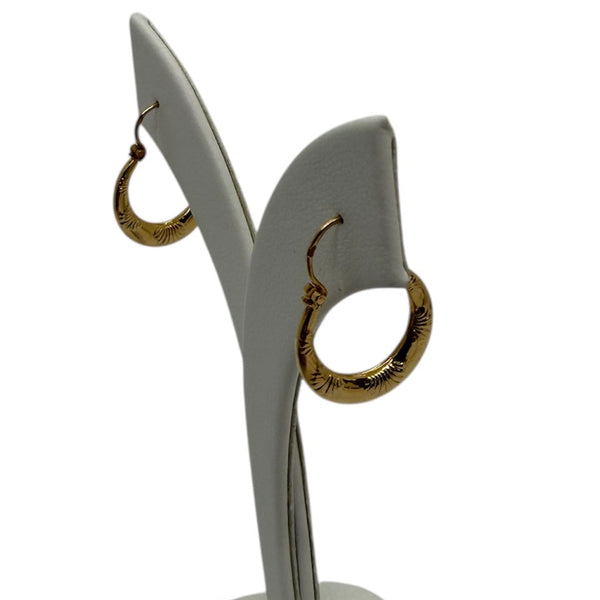 Créoles en Or jaune 18K - 0.89g