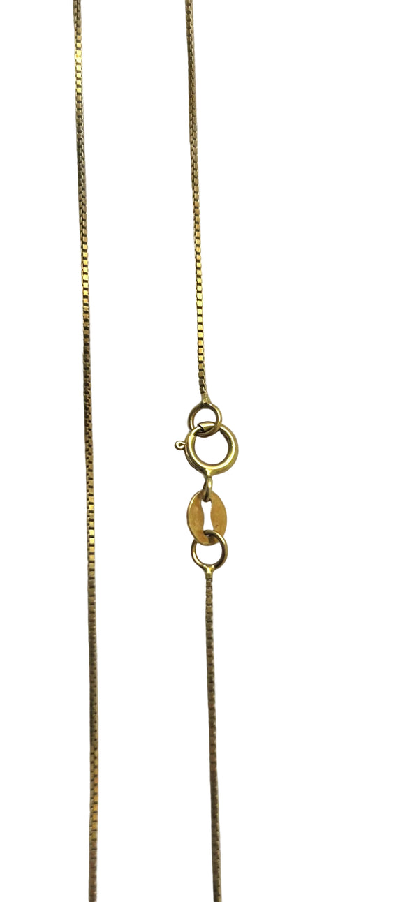 Collier princesse or jaune 18K
