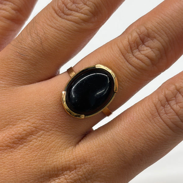 Bague Empierrée en or jaune 18K