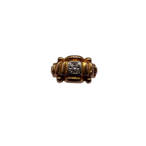 Bague Chevalière en Or Jaune 18K Taille-56.5