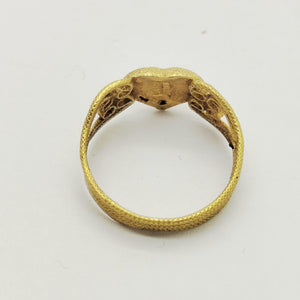 Bague en Or Jaune 22K - 1.89 Grs - Taille 59