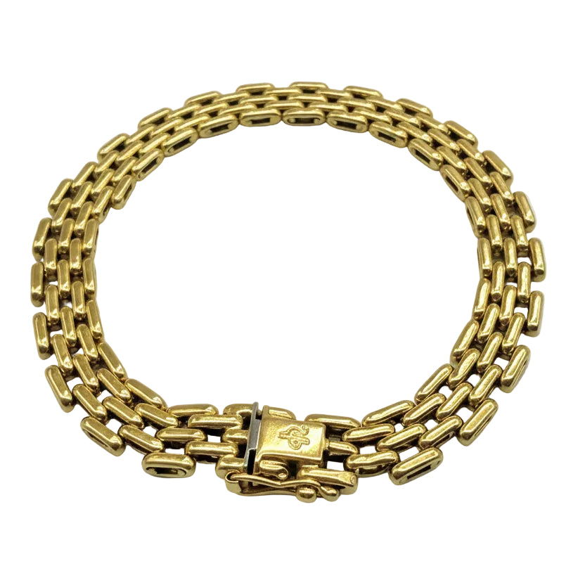 Bracelet Maillon en Or Jaune 18k - 18.20 G