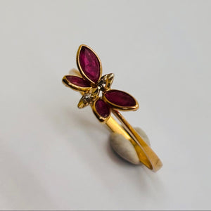 Bague en or jaune 18K Taille-57