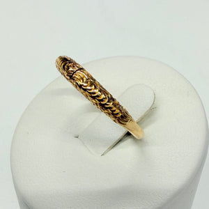 Bague en Or Jaune 18K - 4.01G - Taille 54