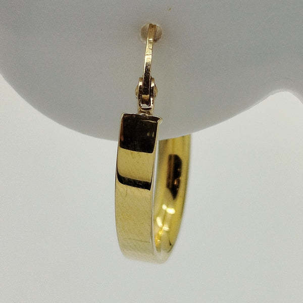 Créoles en or jaune 18K - 1.20g