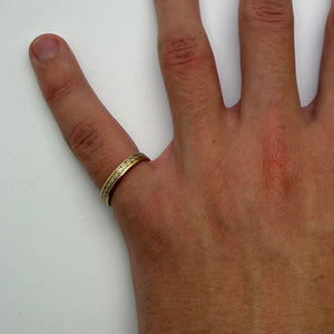 Bague en Or Jaune 18K - Taille 53