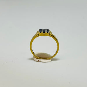 Bague en Or Jaune 18K Taille-52.5