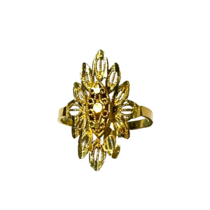 Bague ancienne en Or jaune 18K - Taille 56