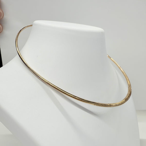 Collier jonc en or jaune 18k 25.83 Grs
