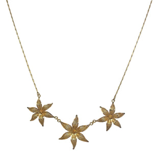 Collier Princesse maille Fantaisie en Or Jaune 18K