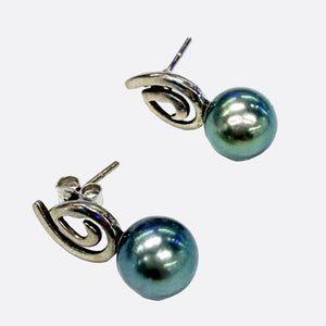 Boucles d'oreilles en Or Blanc 18k - 3.68g