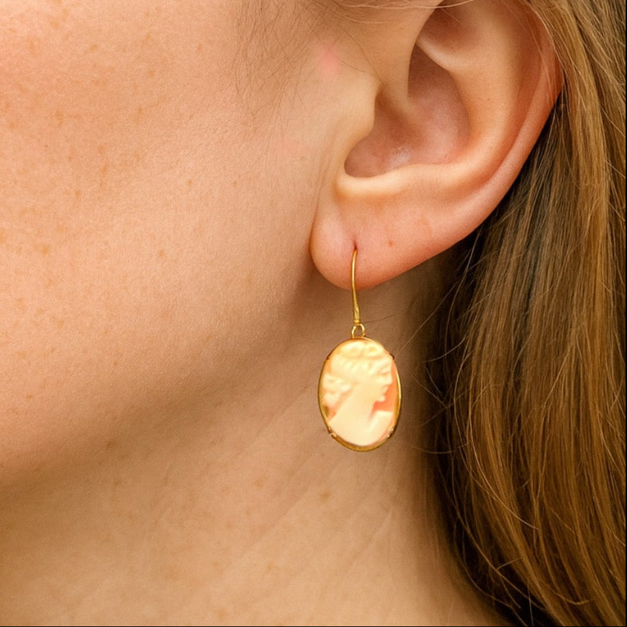 Boucles d'oreilles en Or Jaune 18K - 2.8 Grs