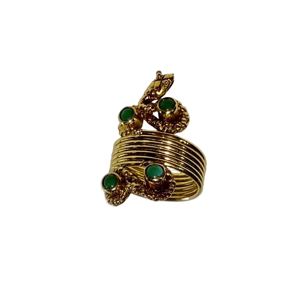 Bague en Or Jaune 18K - Taille 48 - 8.30 Grs