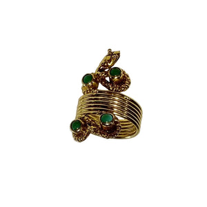 Bague en Or Jaune 18K - Taille 48 - 8.30 Grs