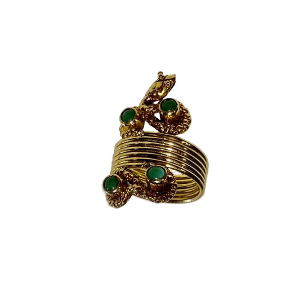Bague en Or Jaune 18K - Taille 48 - 8.30 Grs