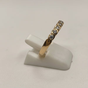 Jolie Bague en Or Jaune 18K - T53