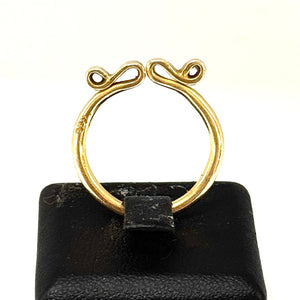 Bague Jonc en Or Jaune 18K - 3G - Taille 53