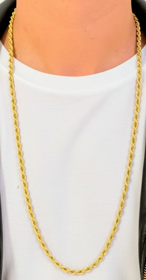 Collier Sautoir en Or Jaune 18k -64cm