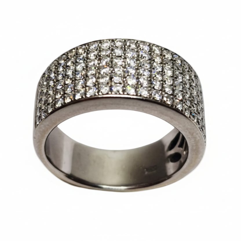Bague en Or Blanc 18K -  9.41 G