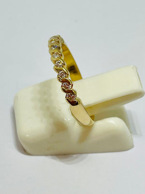 Bague en Or Jaune 18K - Taille 50 - 1.95 G