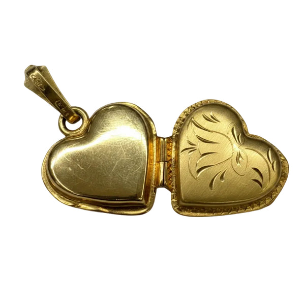 Pendentif Médaillon en Or Jaune 18k